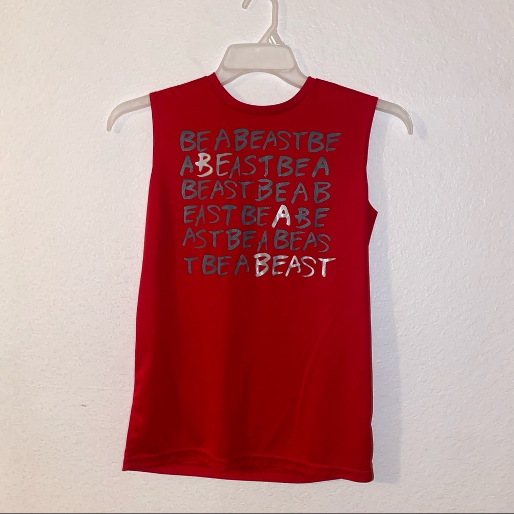 Be a beast shirt youth extra large